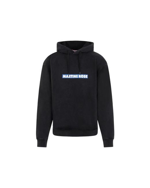 Martine Rose Black Classic Hoodie for men