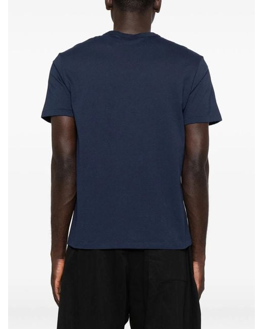 KENZO Blue Boke Flower Embroidered T-Shirt for men