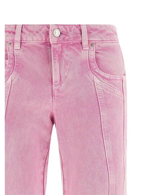 Isabel Marant Pink Jaylis Jeans