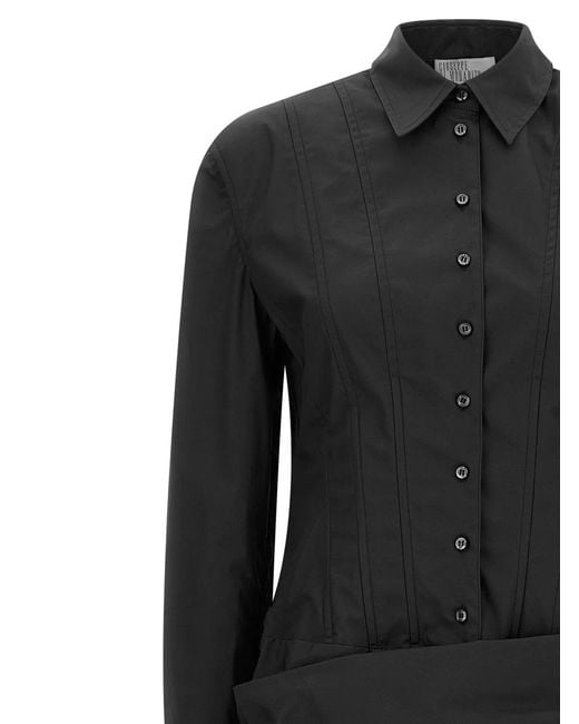 GIUSEPPE DI MORABITO Black Chemisier Dress