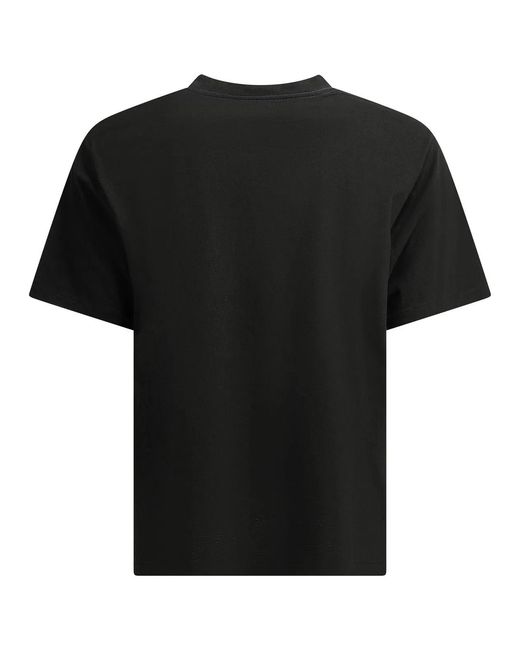 Needles Black "Pocket Tee" Crew-Neck T-Shirt for men