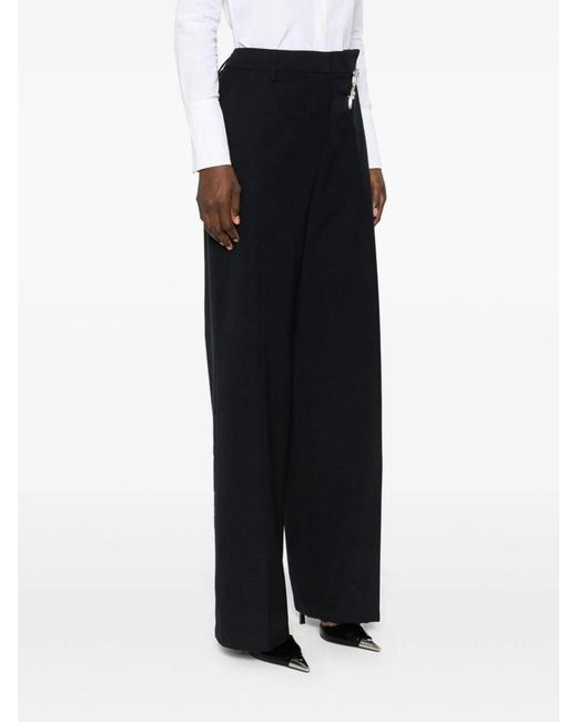 Prada Black Light Glass Brass Pants