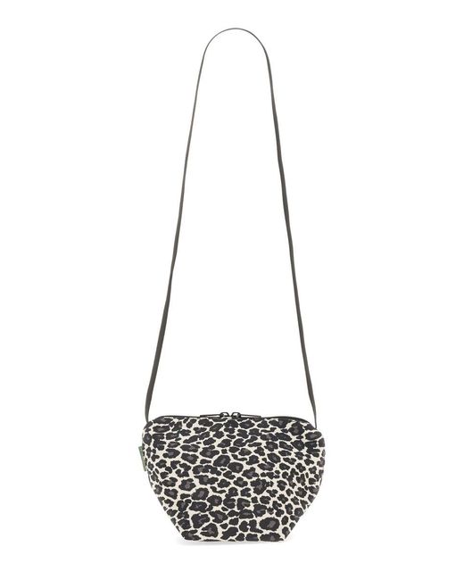 Herve Chapelier White Mini Bag With Animal Pattern for men