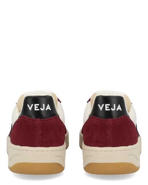 Veja Red Multicolour Leather And Suede for men