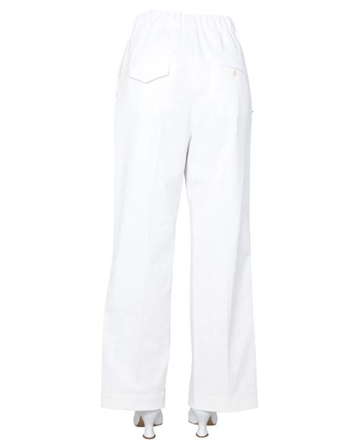 Jejia White Wide Trousers