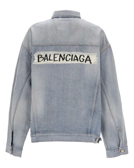 Balenciaga Blue Denim Jacket