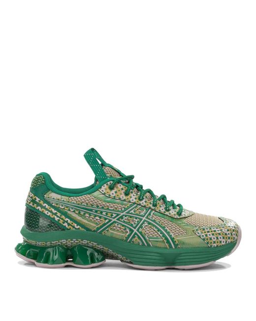 Asics Green "Us7-S Gel Kinetic Fluent" Low Sneaker
