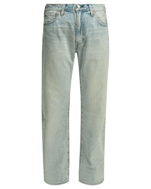 Levi's Blue "555 Relaxed Straight" Straight Leg Jeans for men