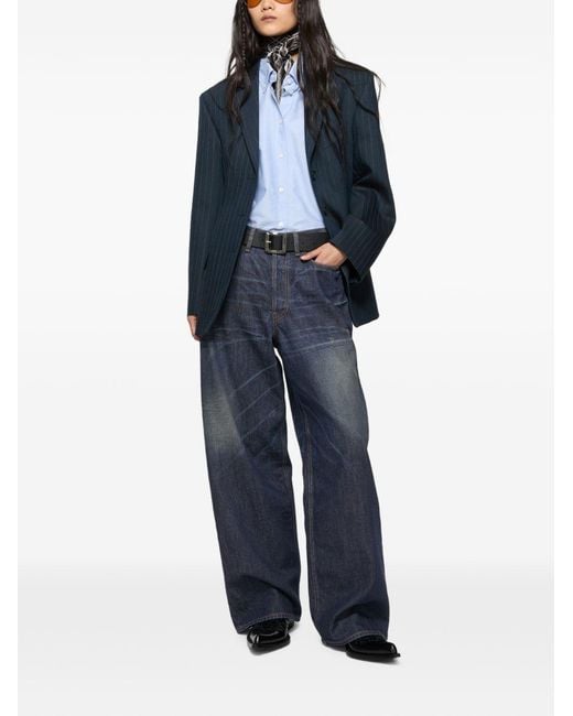 Acne Blue 1981 Denim Cotton Jeans for men