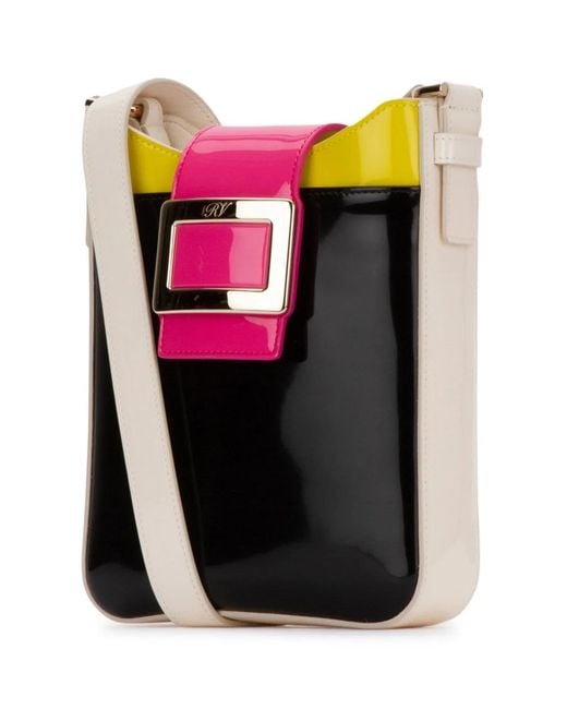 Roger Vivier Black Leather Crossbody Bag