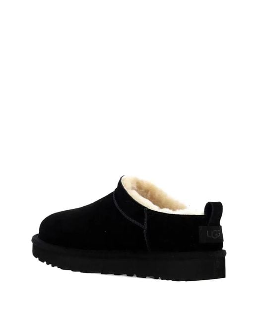 Ugg Black "Classic Micro" Boots