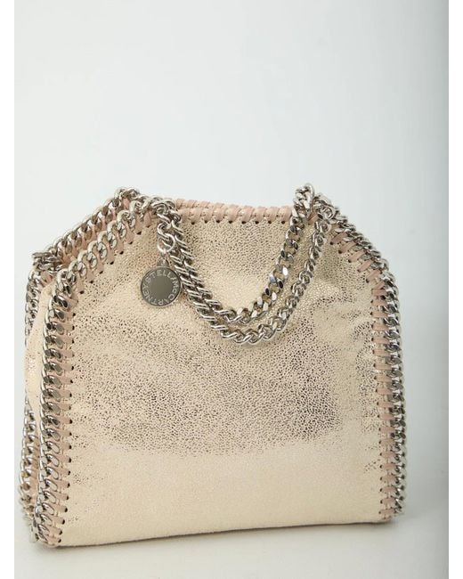 Stella McCartney Natural Falabella Tiny Crossbody Bag