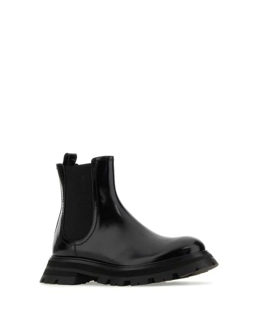 McQueen Black Stivali