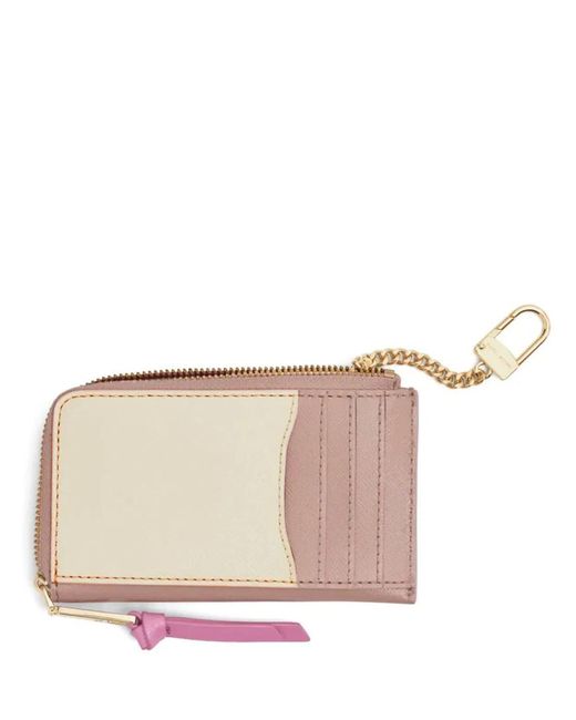 Marc Jacobs Pink The Utility Snapshot Top Zip Multi Wallet