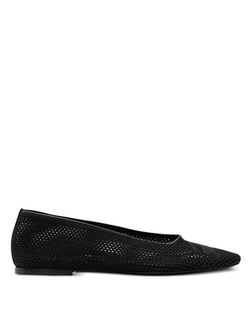 Burberry Black Ballerinas