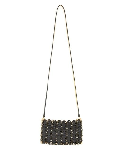 Rabanne White 1969 Nano Flip Bag Shoulder Bag