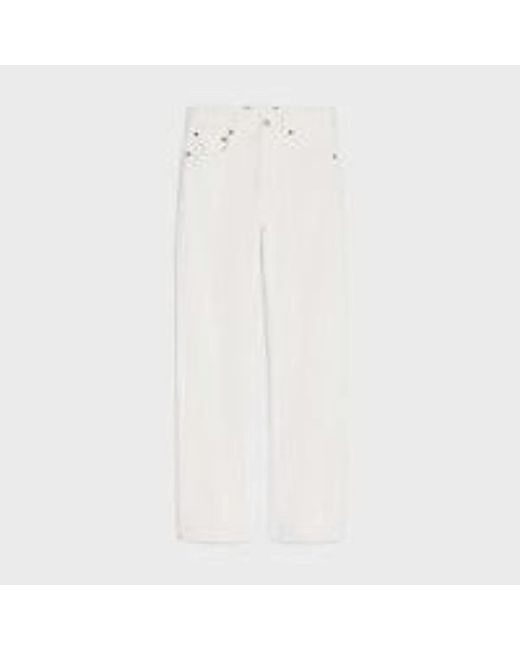 Céline White T-Shirt for men