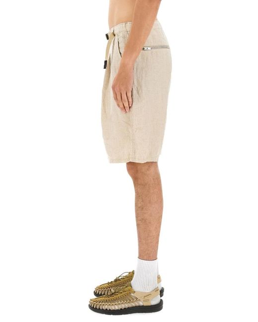 Undercover Natural Linen Shorts for men