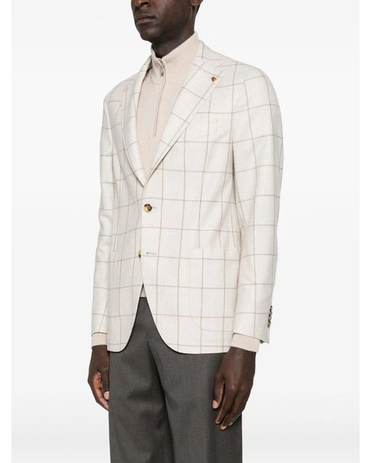 Latorre White Wool Jacket for men