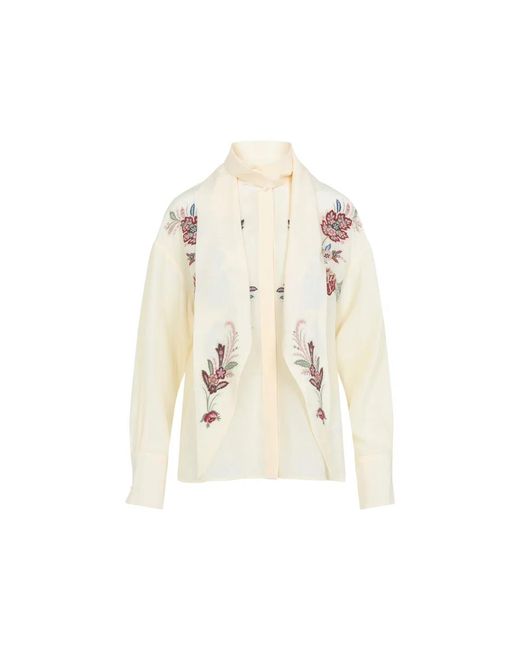 Etro Natural Silk Crepe Blouse