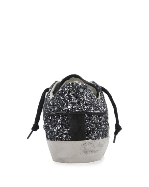 Philippe Model Gray Philippe Model Glitter Calf Leather Shoes
