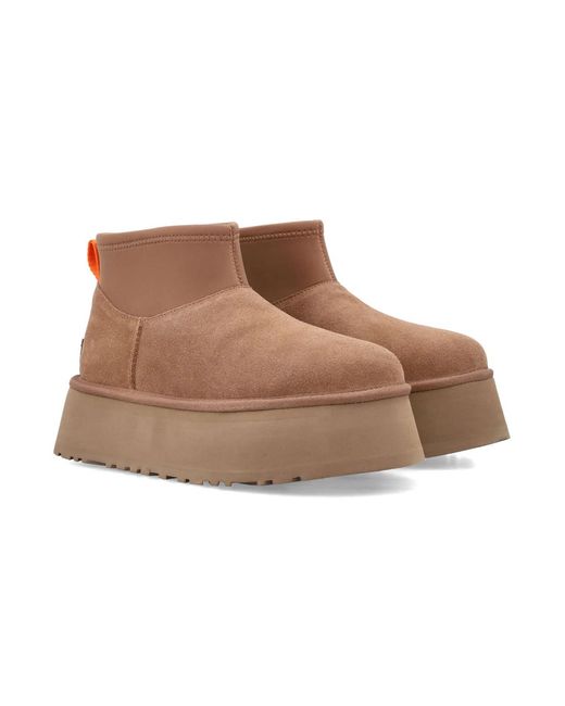 Ugg Brown Stivale Classic Mini Dipper