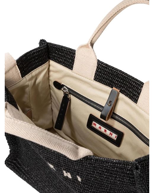 Marni Black Cotton Polyamide Bag