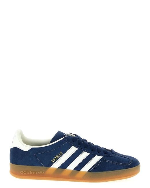 Adidas Originals Blue 'Gazelle Indoor' Sneakers for men