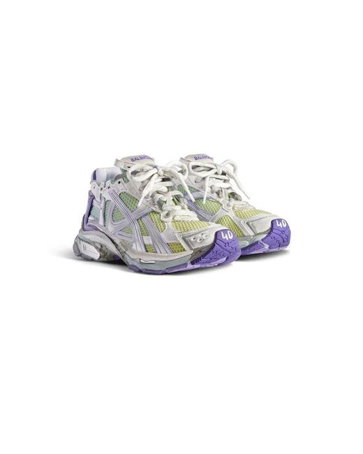 Balenciaga Gray Sports Shoes Runner