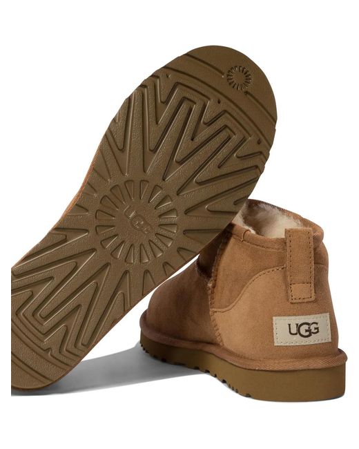 Ugg Brown Classic Ultra Mini Boots for men