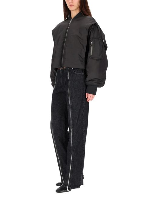 Jean Paul Gaultier Black The Hooded Bomber Jacket