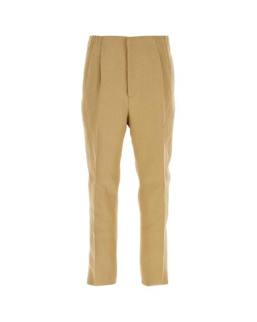 Fendi Natural Pantalone for men