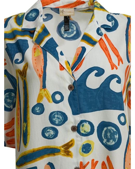Patagonia Blue Lyocell Shirt