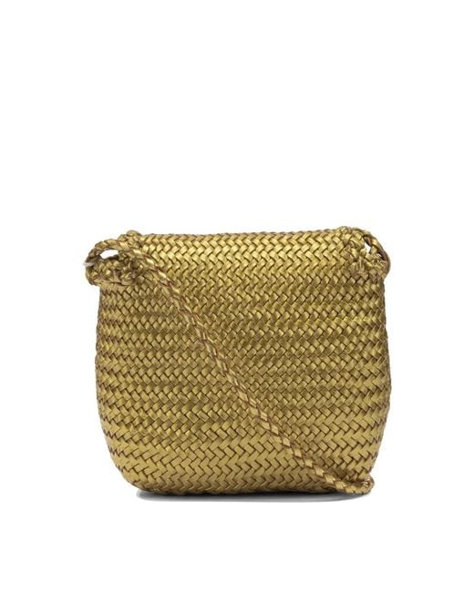 Dragon Diffusion Metallic Mini City Leather Crossbody Bag