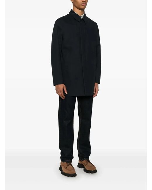 Peuterey Black Hinnoya Parka Coat for men