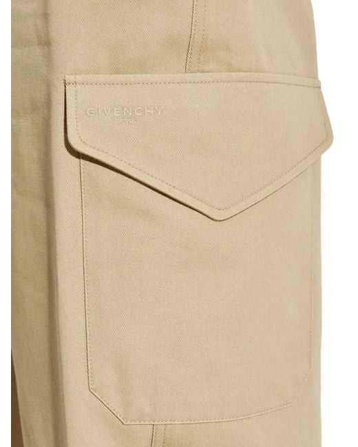 Givenchy Natural Cotton And Wool Pants