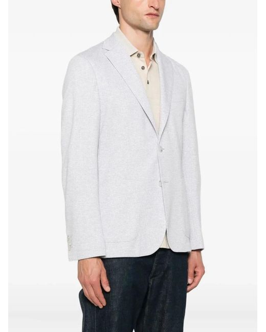 Boss White Polyester Jacket for men