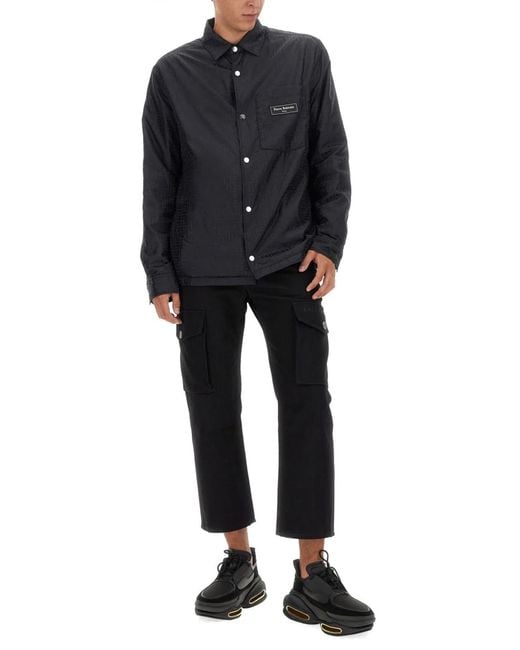 Balmain Black Jacket With Logo for men