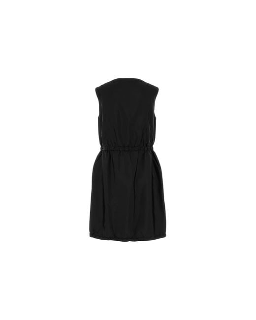 Prada Black Midi Cotton Dress