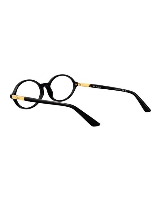Chloé Black Transparent Acetate Glasses
