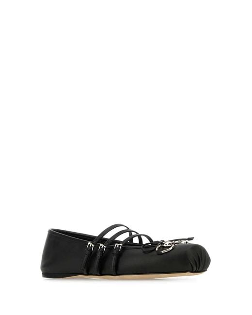 Gucci Black Ballet Leather, L.S