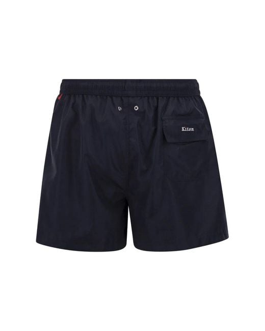 Kiton Blue Short Swim Boxers for men