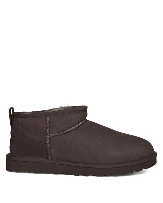 Ugg Brown Classic Ultra Mini Suede Boots for men