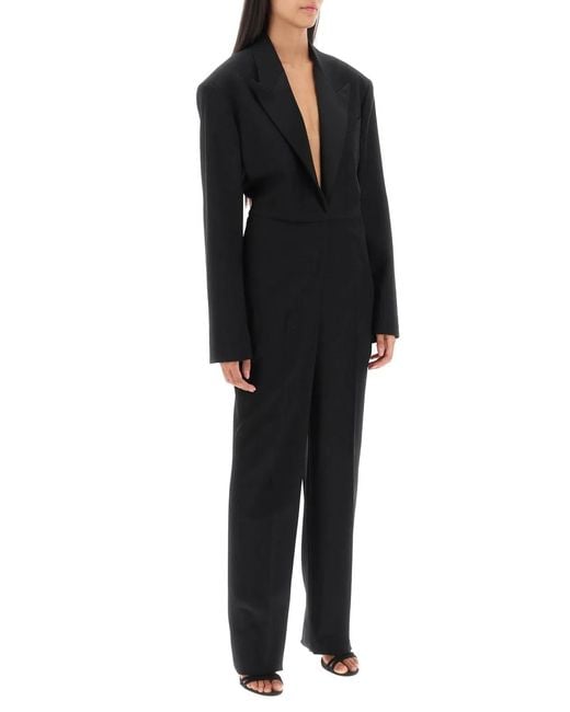 Stella McCartney Black Wool Jumpsuit