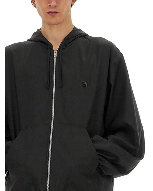 Givenchy Black Zip Sweatshirt for men