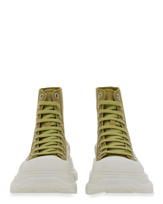 McQueen Green Sneaker Tread Slick