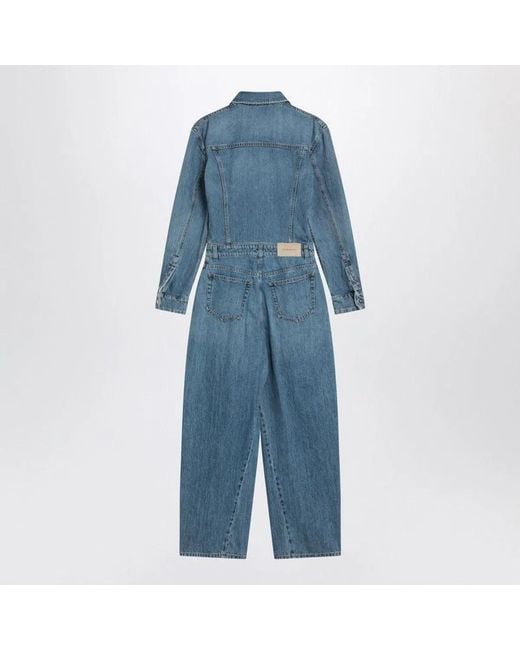 Givenchy Blue Denim Jumpsuit