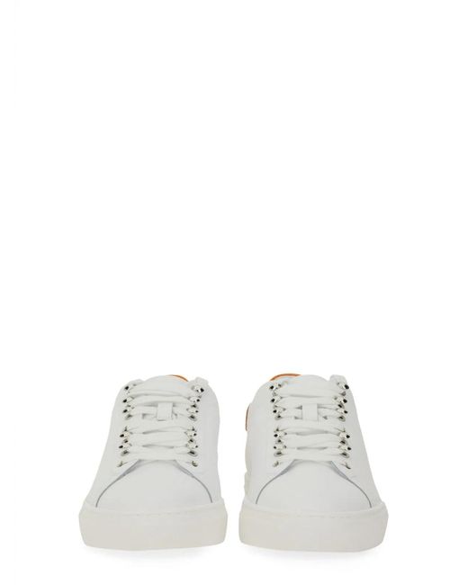 Moschino Couture White Leather Sneakers for men
