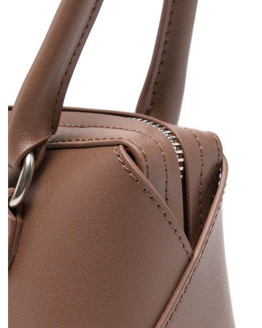 MM6 by Maison Margiela Brown Japanese Mini Leather Shoulder Bag