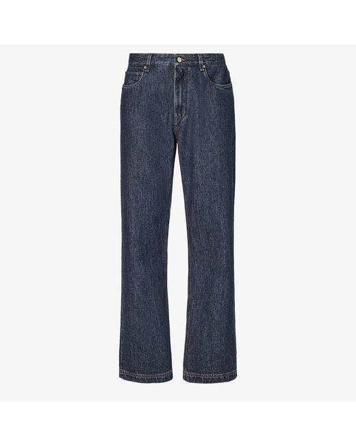 Fendi Blue Regular Fit Jeans for men